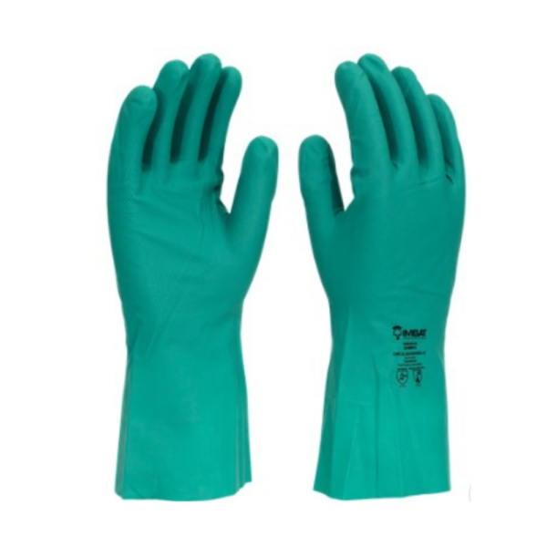 Luva de Látex Verde com Forro